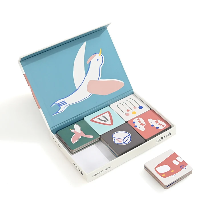 Wholesale Custom Boxed Flash Cards for Kids Educational Paper-Based Toy for Learning