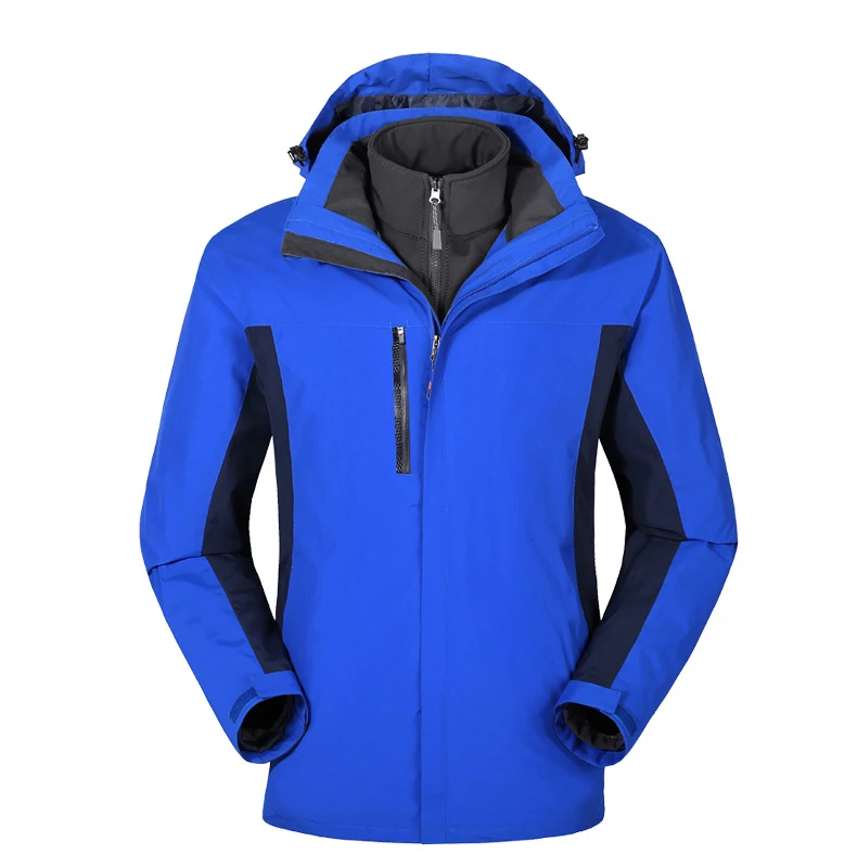 
2020 New arrival windproof outdoor wear two layer winter hiking outdoor jacket 