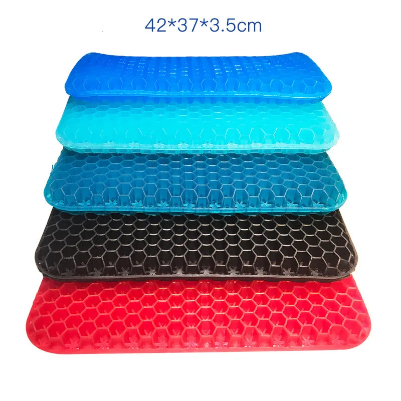 Double-layer Egg Gel seat cushion, breathable cushion, copper honeycomb car seat cushion ice cushion