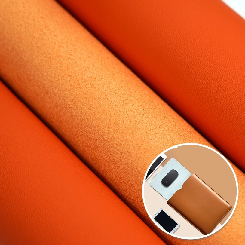 0.6mm Non Toxic High Tensile Strength Microfiber Imitation Leather Case Material PU Leatherette For Phone Case Fabric