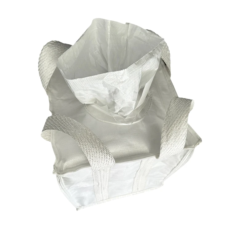 2024 FIBC Jumbo Top Full Open Flat Bottom Agricultural 1 Ton Bulk for Construction Sand Industrial Construction Fibc Bags