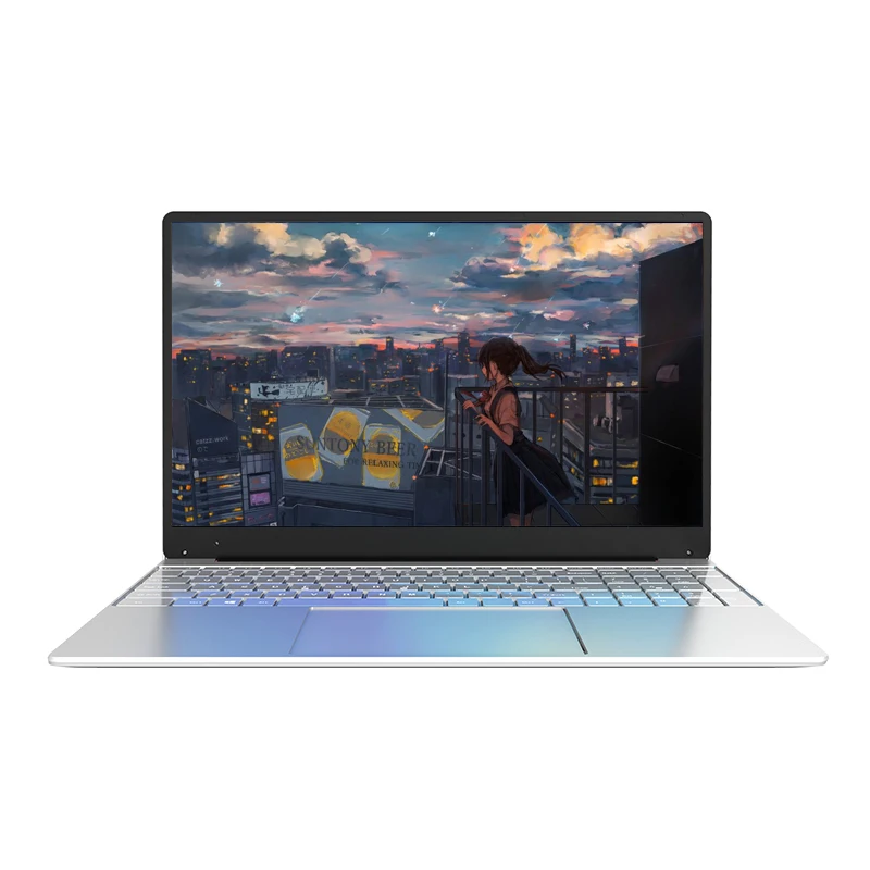 Дешевые тонкие ноутбуки 15,6 дюйм win 10 celeron 1165G7 ноутбуков портативных компьютеров 1080p RAM16G/1 ТБ