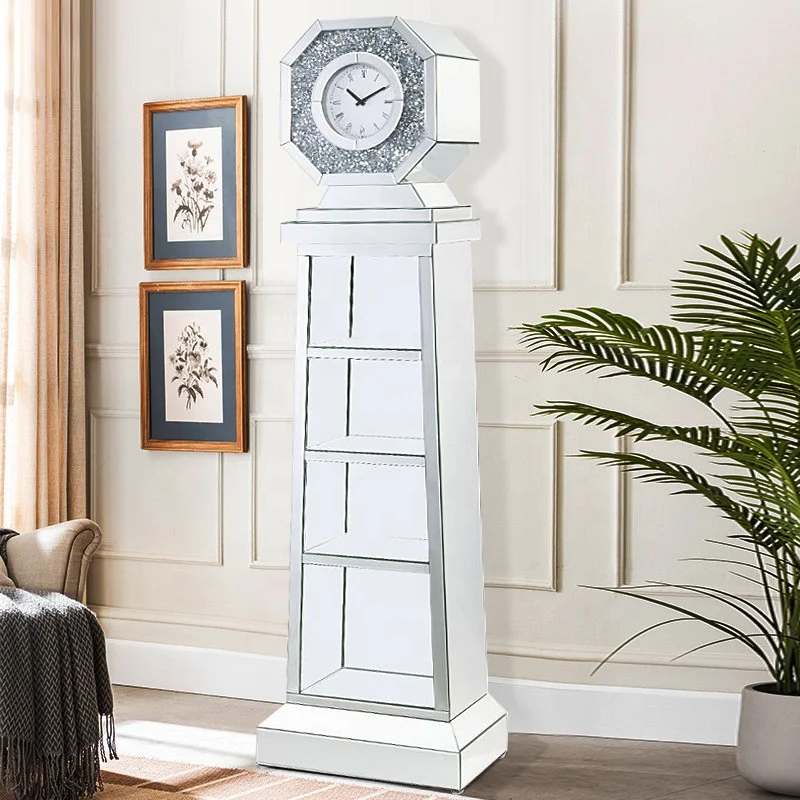 Горячая распродажа, мебель для гостиной, зеркальные стоячие часы, напольные часы, домашний декор