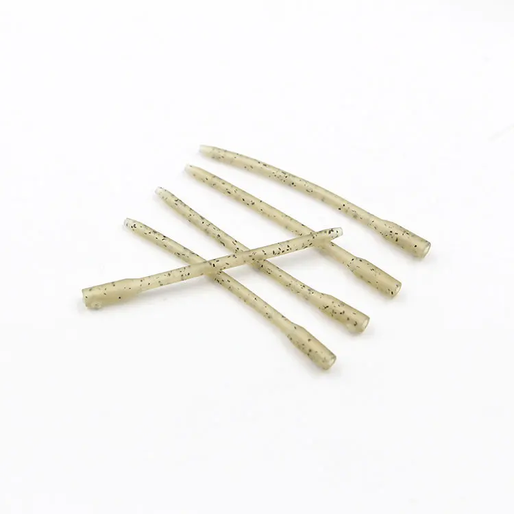 50mm Carp Fishing Accessories Anti Tangle Sleeves Line Aligner Camo Brown Hook Sleeve For Carp Rig Hair Ronnie Rig Tackle