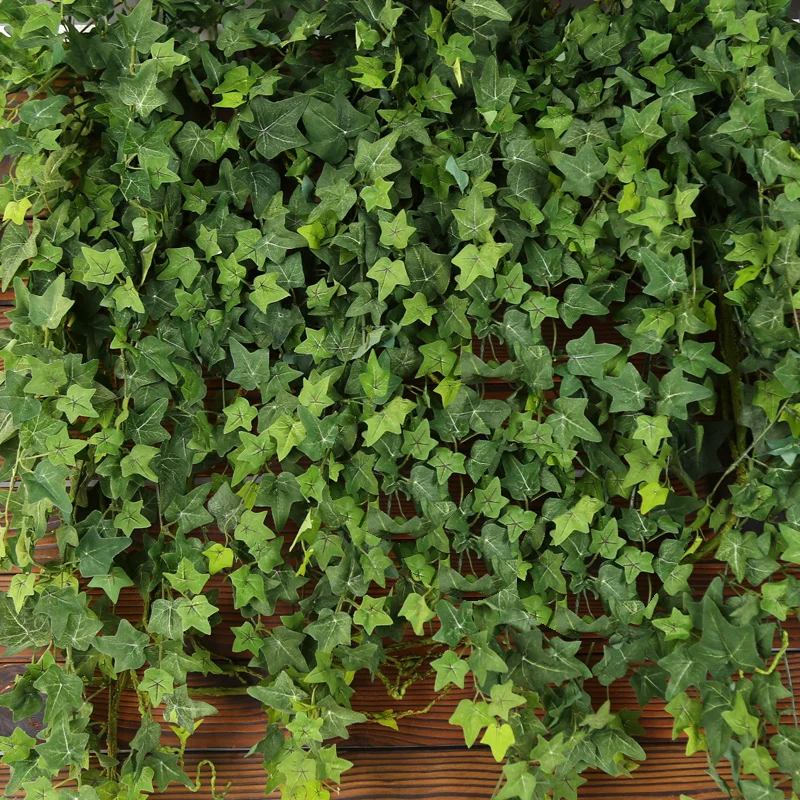 
Indoor Outdoor Decor 190cm Length Artificial Ivy Leaves 12 Pack Faux Leaf Hanging Plants Fake Foliage Ivy Vines 