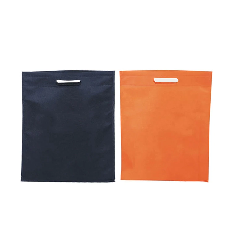 Customized Eco Friendly Die Promotional Shopping Non Woven Fabric D Cut Non-Woven Bags
