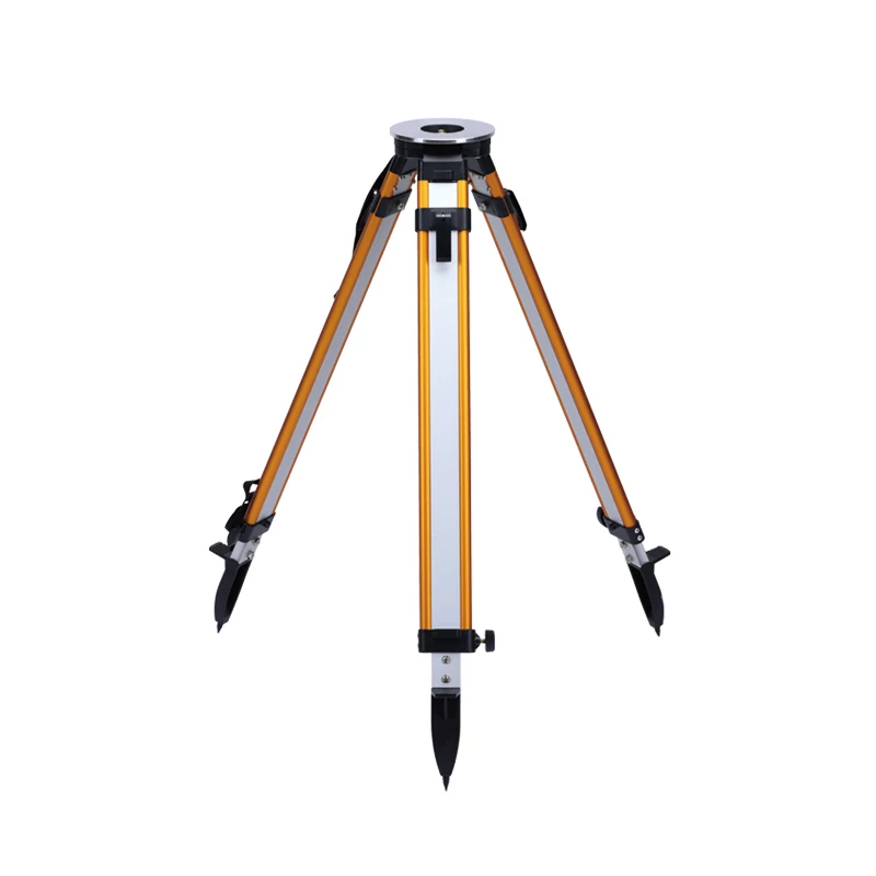 SZMOUNT Golden Color ATA20S Sokkia Style Almminum Tripod with Flat&Dome Head for Surveying Instrument
