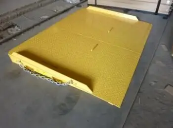 Steel Mobile Container Ramp / Forklift Loading Ramp