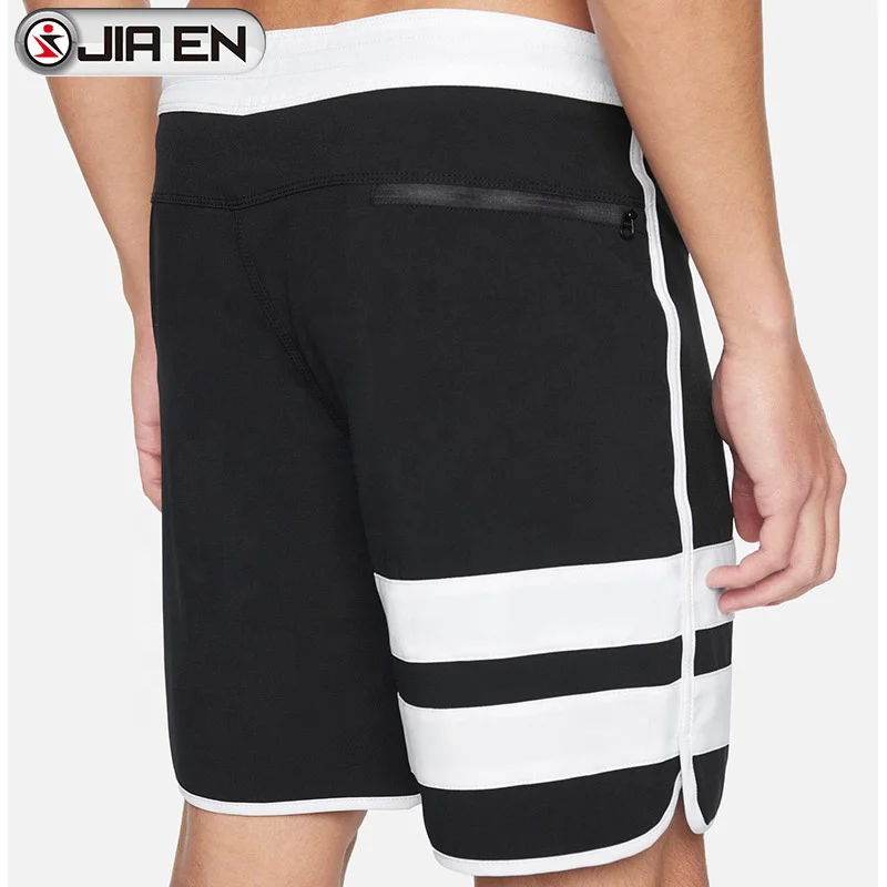 Custom Summer Stretch Fabric Boardshort Wholesale Mans Plain Board Shorts Color Green