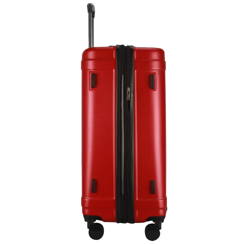 quality durable lightweight carry on traveling flight red women luggage wholesale