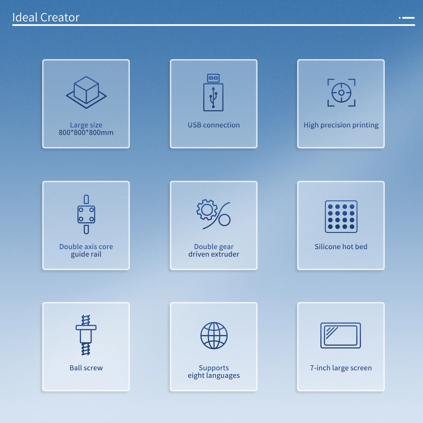 VEHO 800 Top sale auto leveling impresora 3d printing machine Dual extruder metal guide axis for large size 3d printing