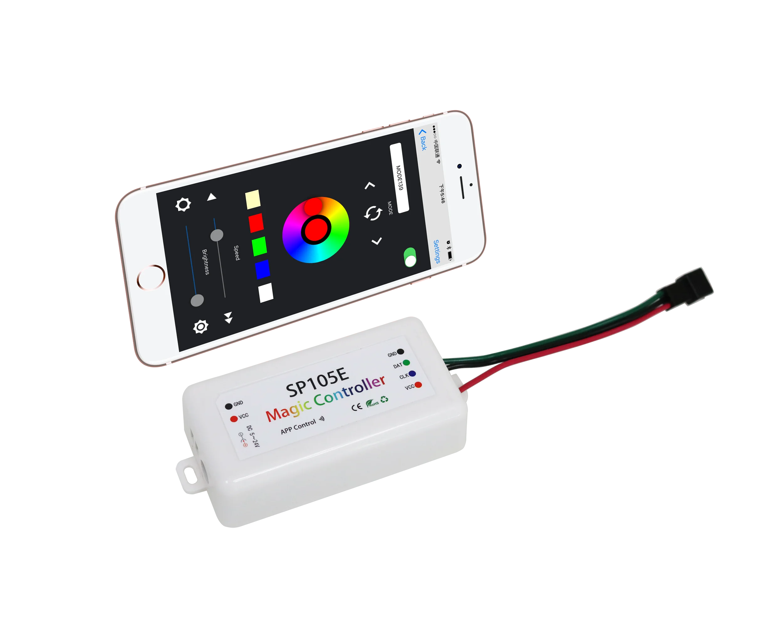 SP-105E App Controller Rgb Led Light Controller BT Controller