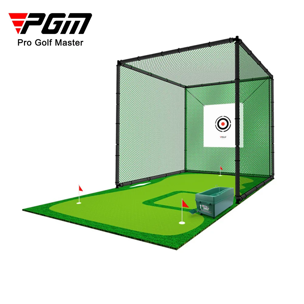 Custom logo training outdoor garden golf net new cage mesh golf practice hitting net
