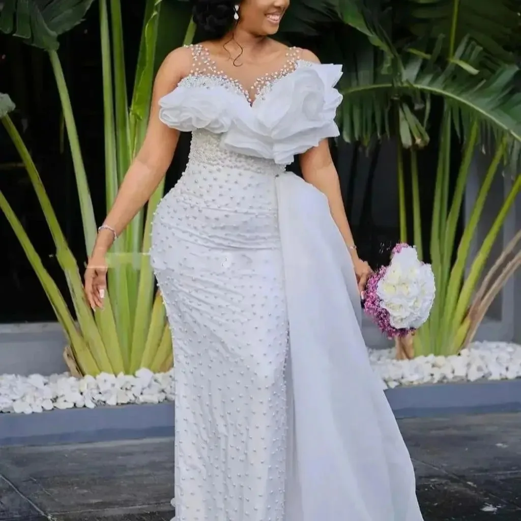 AL1826 custom 2024 hot vintage luxury vestido de novia satin beaded princess bridal dress bride gown mermaid wedding dresses