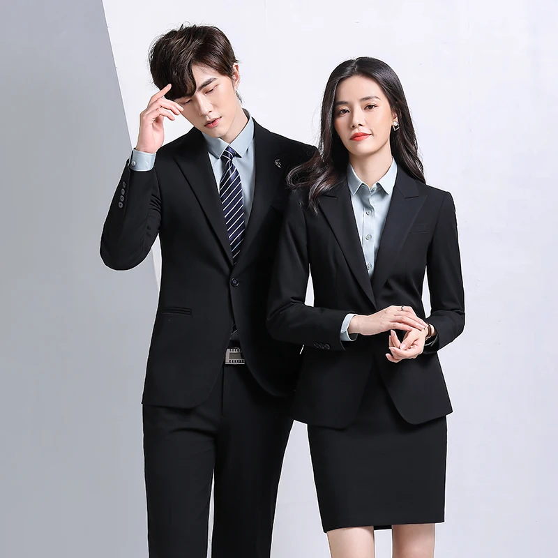 OEM High-quality Soft Comfortable 3 Piece Suits Set Plaid Formal Pant Suit Blazer Office Lady Uniform Women Jacket and Trouser