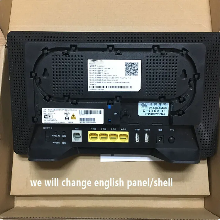 Original New FTTH Fiber Optic Modem G-140W Dual Band ONU 2.4G/5G AC WiFi 4GE 2 Voice Nokia GPON ONT Router G-140W-C