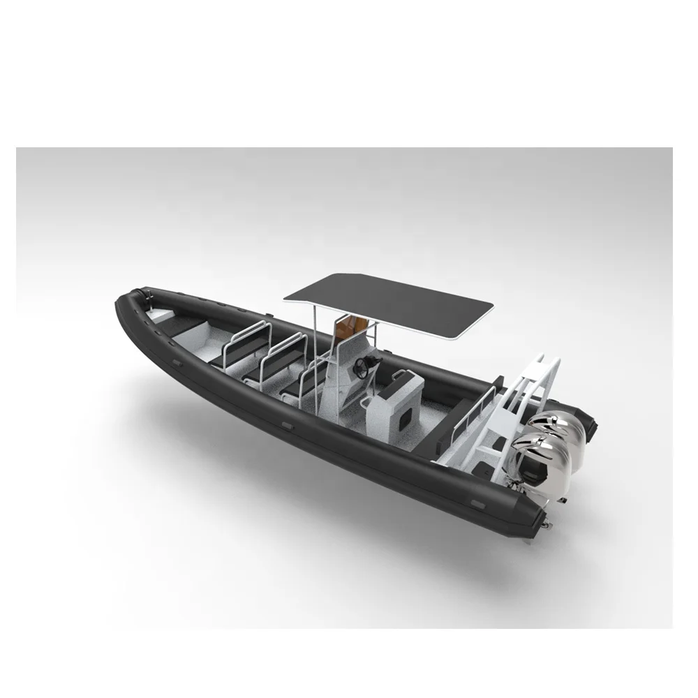 
Malta RHIB 760 High Performance Police Cruising Aluminum RIB Inflatable Boat 