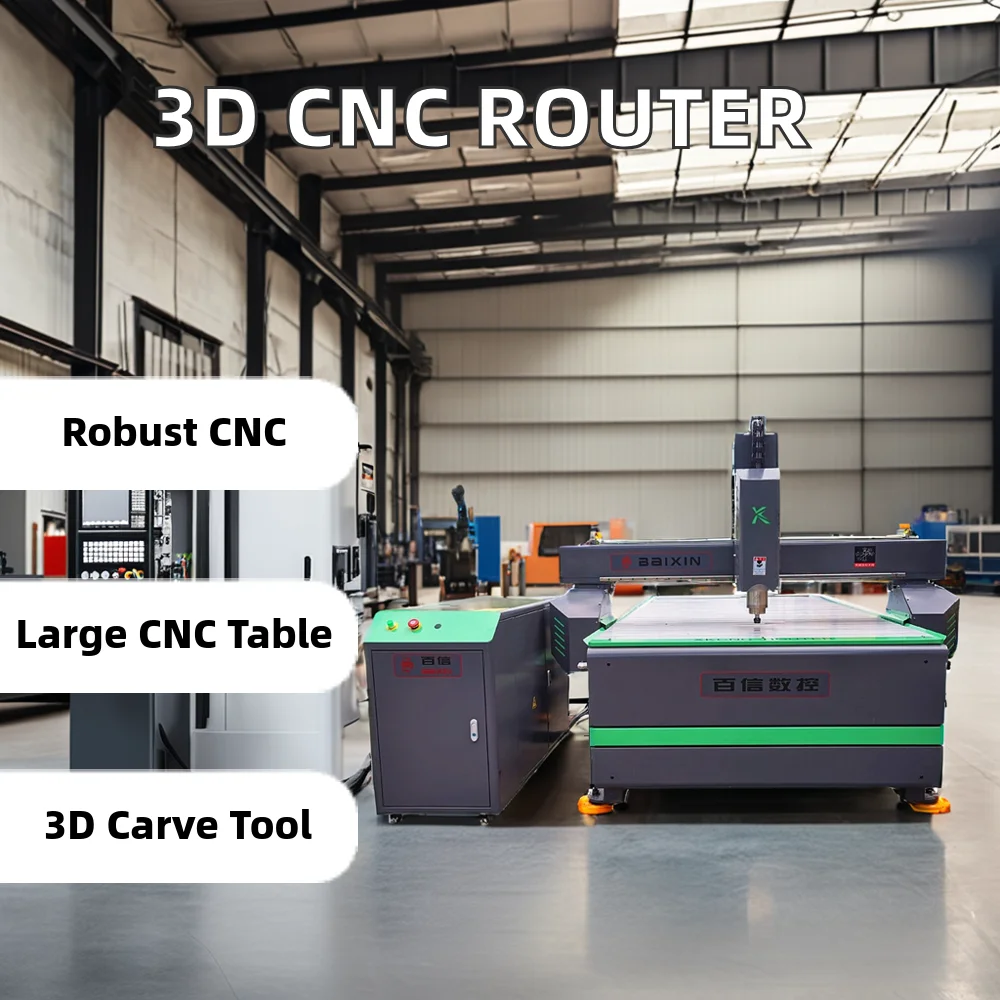 Heavy Duty 3 Axis CNC Router Machine Woodworking 1325 2040 3D Acrylic MDF Wood Carving advertising CNC Router Machines
