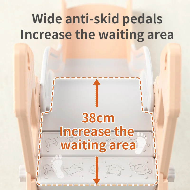 Upgrade Children Custom Indoor Playground Plastic Toys Swing And Slide Play Set