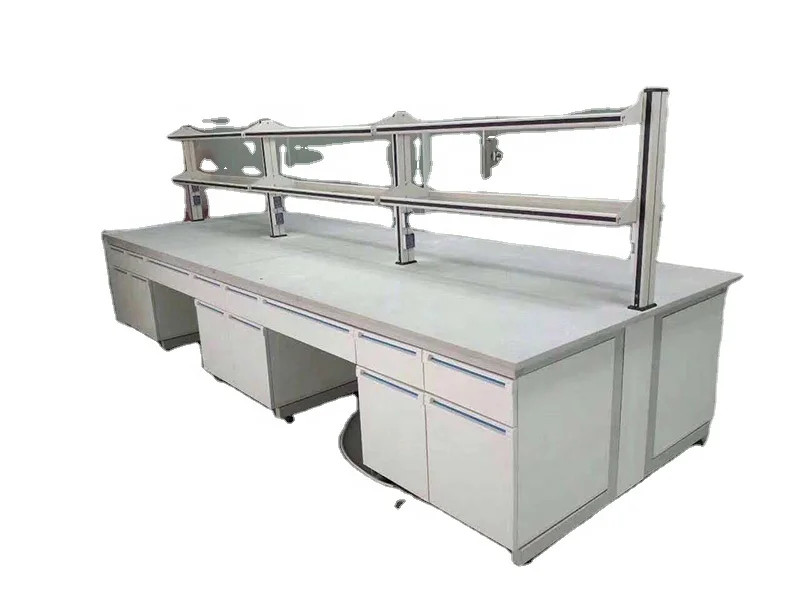 Стальная стойка верстака конструкции химический лабораторный вытяжной шкаф посуда шкаф лабораторный верстак