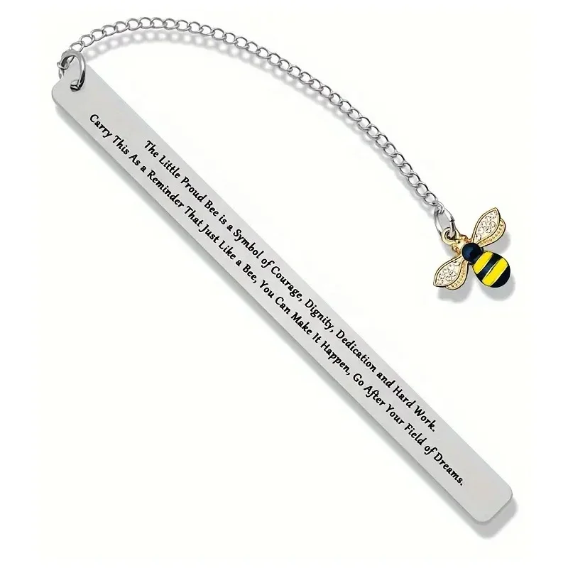 Fan Shu Manufacture Wholesale Stainless Steel Laser Engraving Bookmark With Pendant In Box