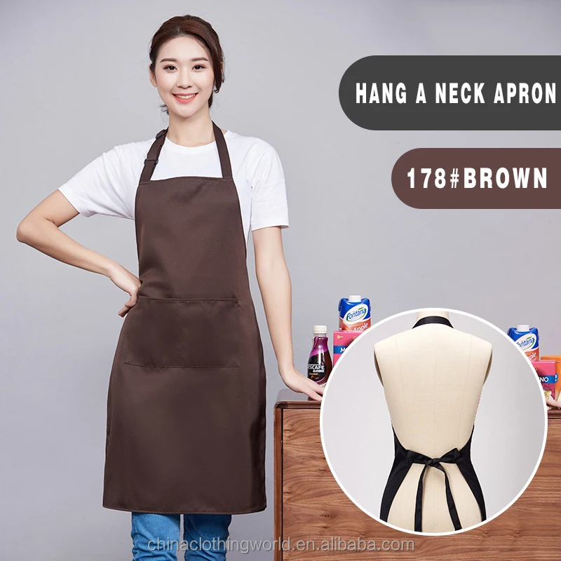 Wholesale Custom Logo Print Cooking Apron for Men Women Kitchen Cooking Baking Cooking Aj Custom LOGO
