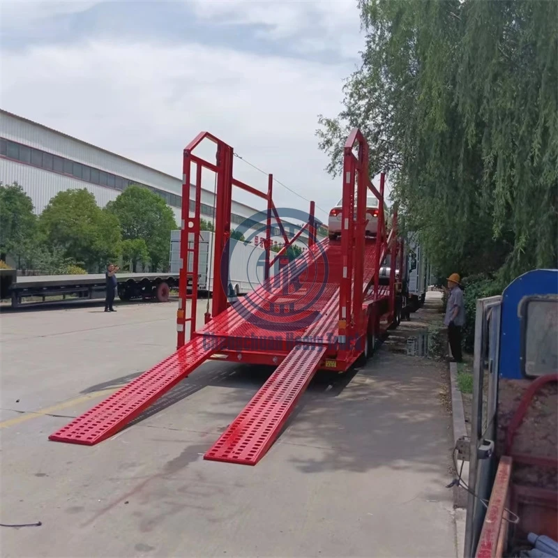 two floor Double Deck vehicle truck trailers hauler car transport trailer car carrier semi trailer
