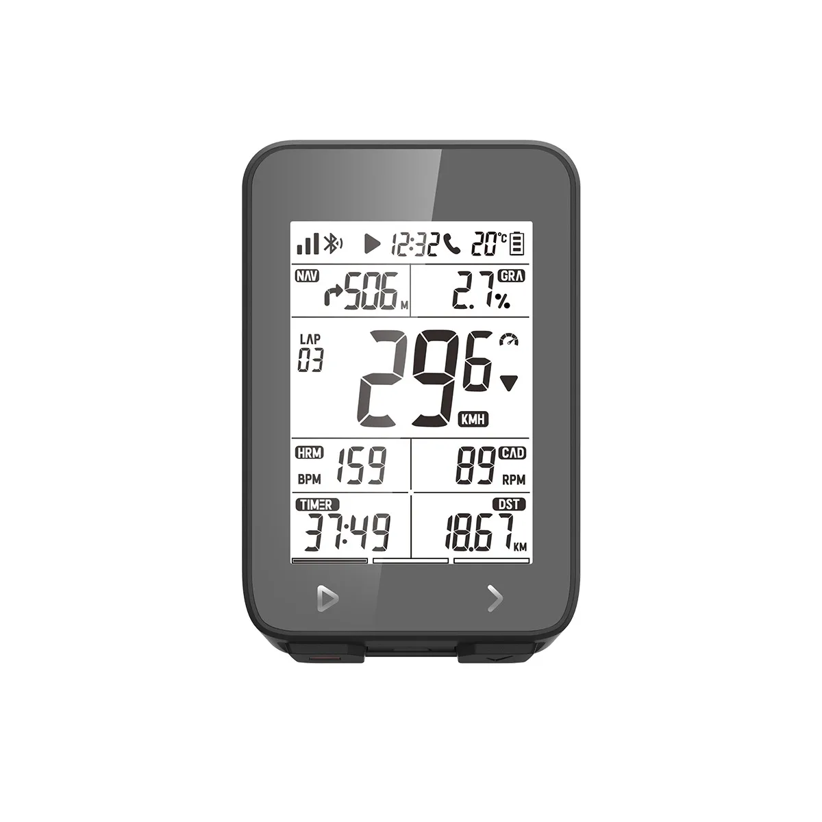 
Hot sales iGS320 bikes accessories tracker with speedmeter gps bike computer 