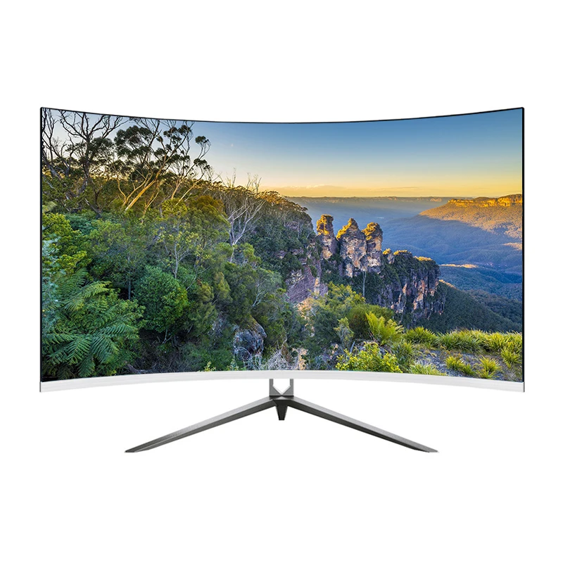 Изогнутый TFT-монитор для компьютера, 32 дюйма, 1080P, 1K, FHD, 1920x1080, 75 Гц