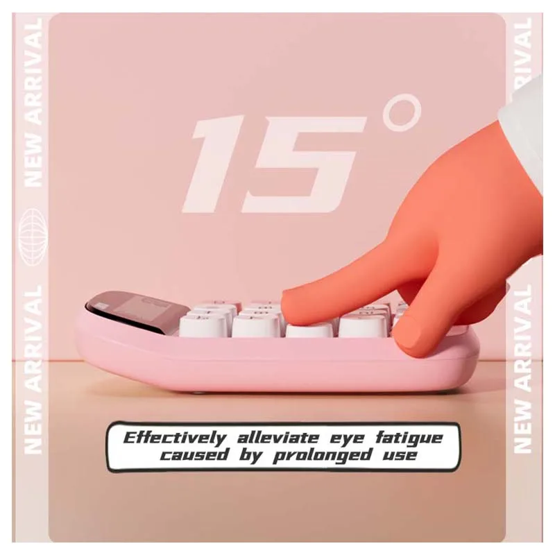 New Design Standard Function Electronics Handheld 10 Digit Large LCD Display Calculator For Daily And Basic Office