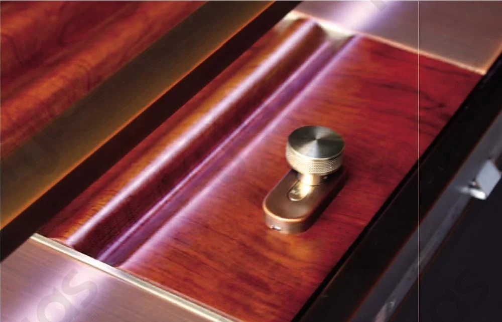 newest modern style copper sheet metal door designs