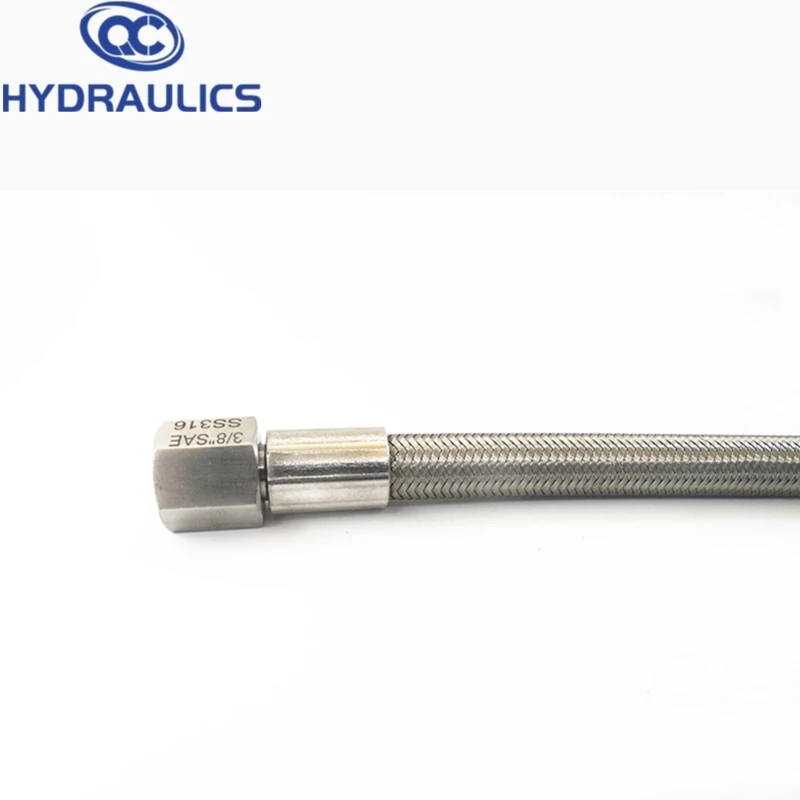 high pressure stainless steel wire braided flexible gas hose
