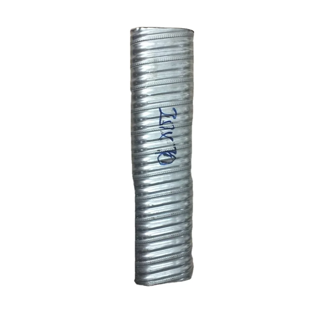 China Supplies galvanized Corrugated Duct 20*50mm flat pipe
