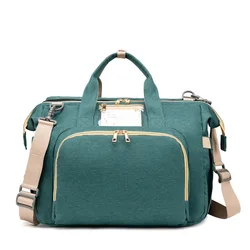 Factory outlet baby diapers waterproof breathable wear resistant multi function mommy diaper bag with change diaper station