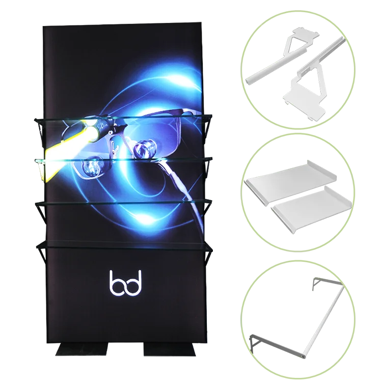 Portable Aluminum Fabric Lightbox New Led Module Textile Frame Retail Advertising Light Boxes Indoors for Supermarket