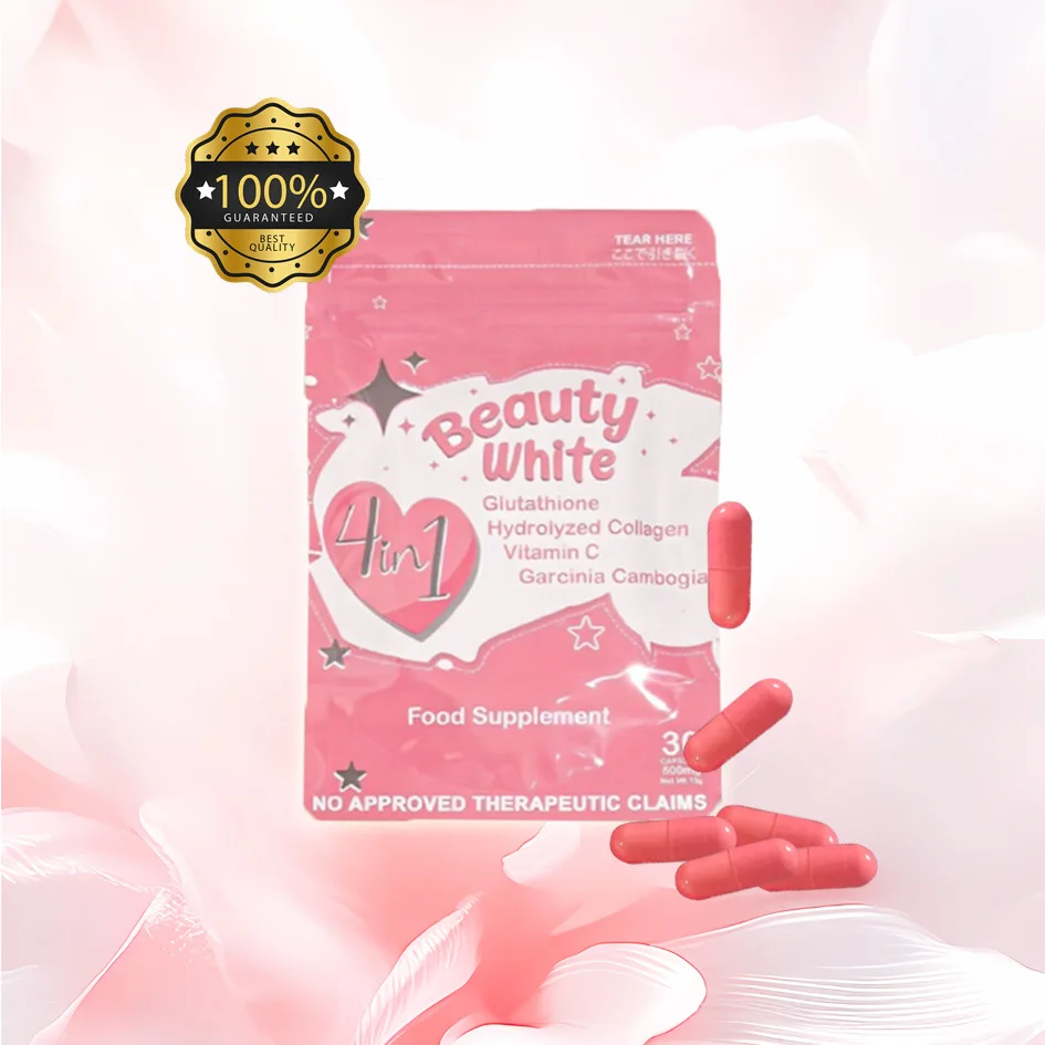 Skin Care Glutathione Capsules Beauty White 4 in 1 Glutathione Collagen Vitamin C Powder Supplement for Antioxidant Support