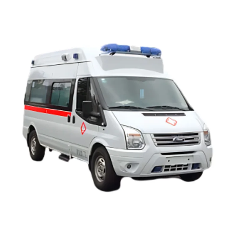 4WD Medical Ambulance transport type with Diesel Euro 4 engine Right hand drive ambulance 4X2 ambulance vehicle manufacturer