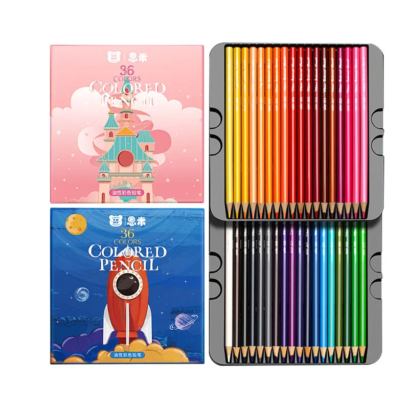 Pencils Set Kids Boxes of Colored Supply Wood Wholesale Hot Sale Color Pencil Art Artist School Students