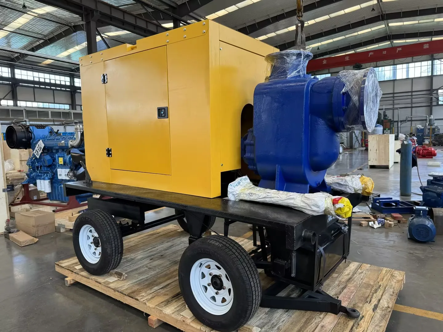 Movable 3 inch to 32 inch Diesel Pumps Self Priming Centrifugal Water Pump Trucks Drainage pump truck