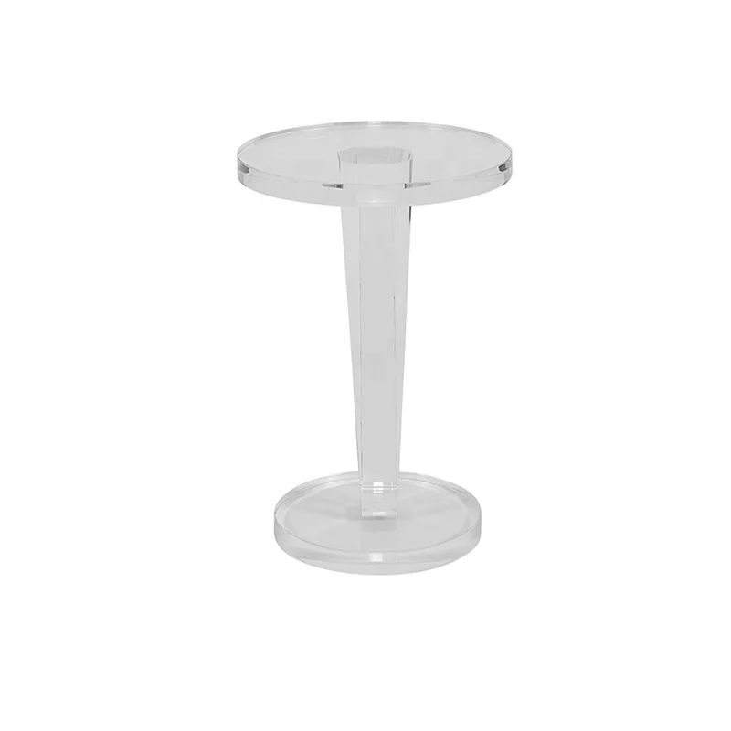 Wholesale Acrylic Furniture Table For Wedding Party Home Round Dinning Plastic Table