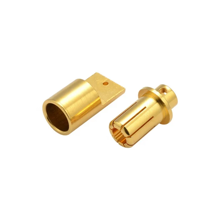 Custom Made Banana Plug Connector Copper Ring Terminal Connector For Lithium Battery
