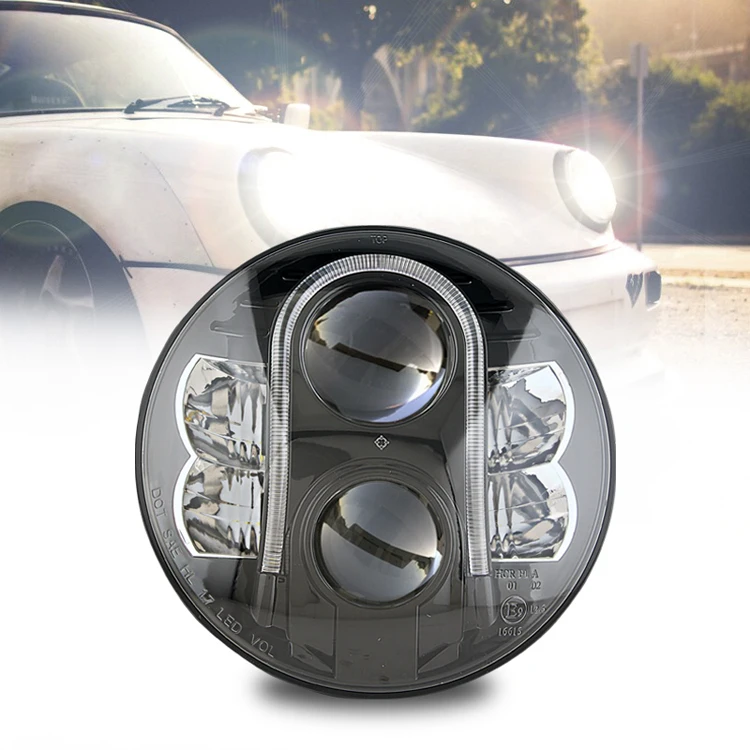 Tuff Plus round DOT 7 inch round led headlight 12v 24v auto led headlight sestem 5500k led headlights