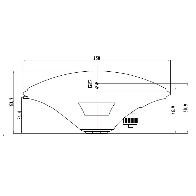 GPS long range wifi gnss antenna  U-GGB07A