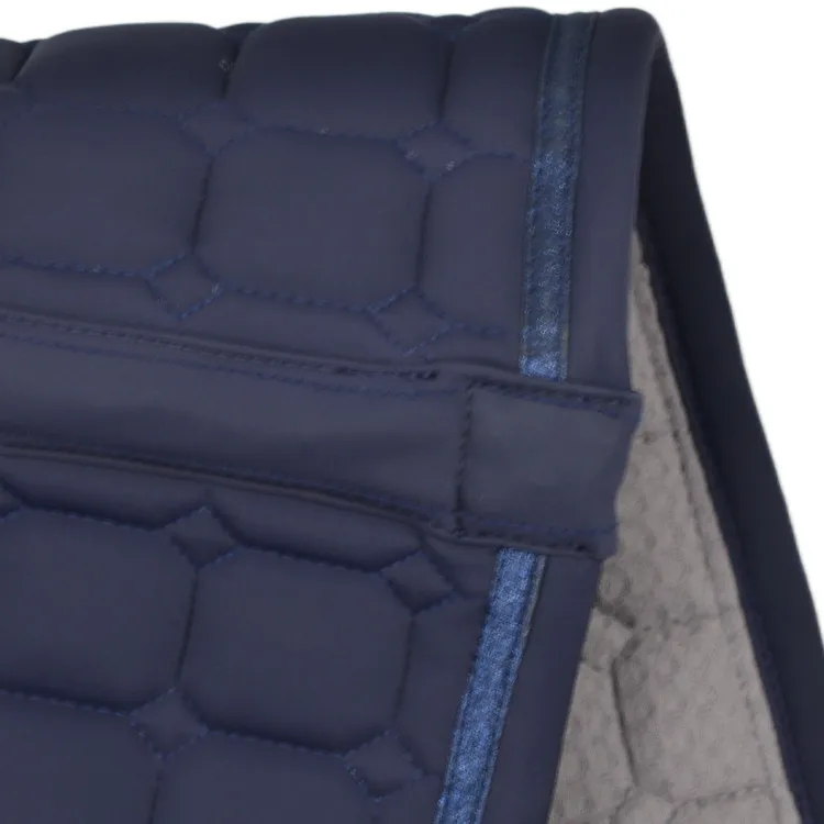 All Purpose English Saddle Pad Wholesale with Gltter Band Shiny Saddle Pad