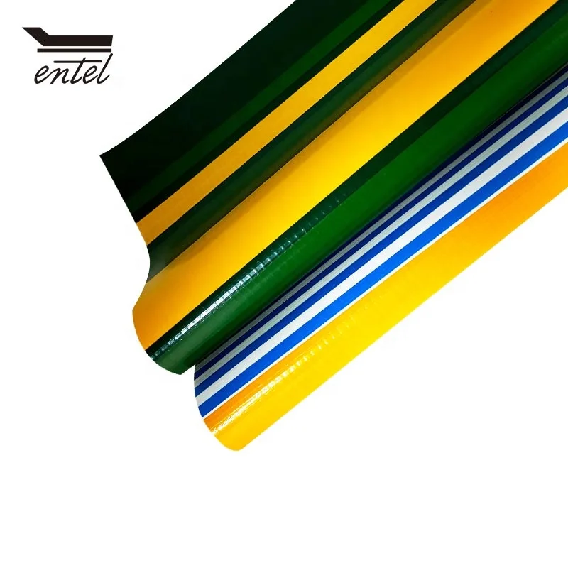 PVC Tarpaulin 100% Waterproof High Quality pvc stripe tarpaulin Hot Selling in Africa