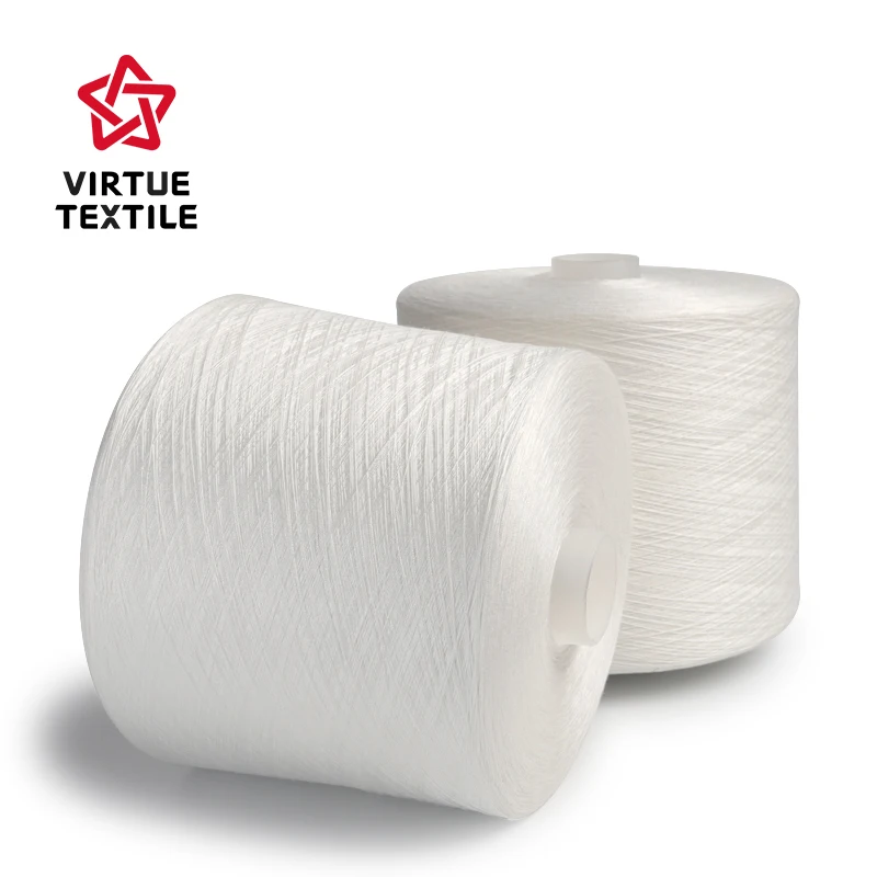 Bulk 40/2 Spun Bright Polyester Staple Fiber Sewing Thread