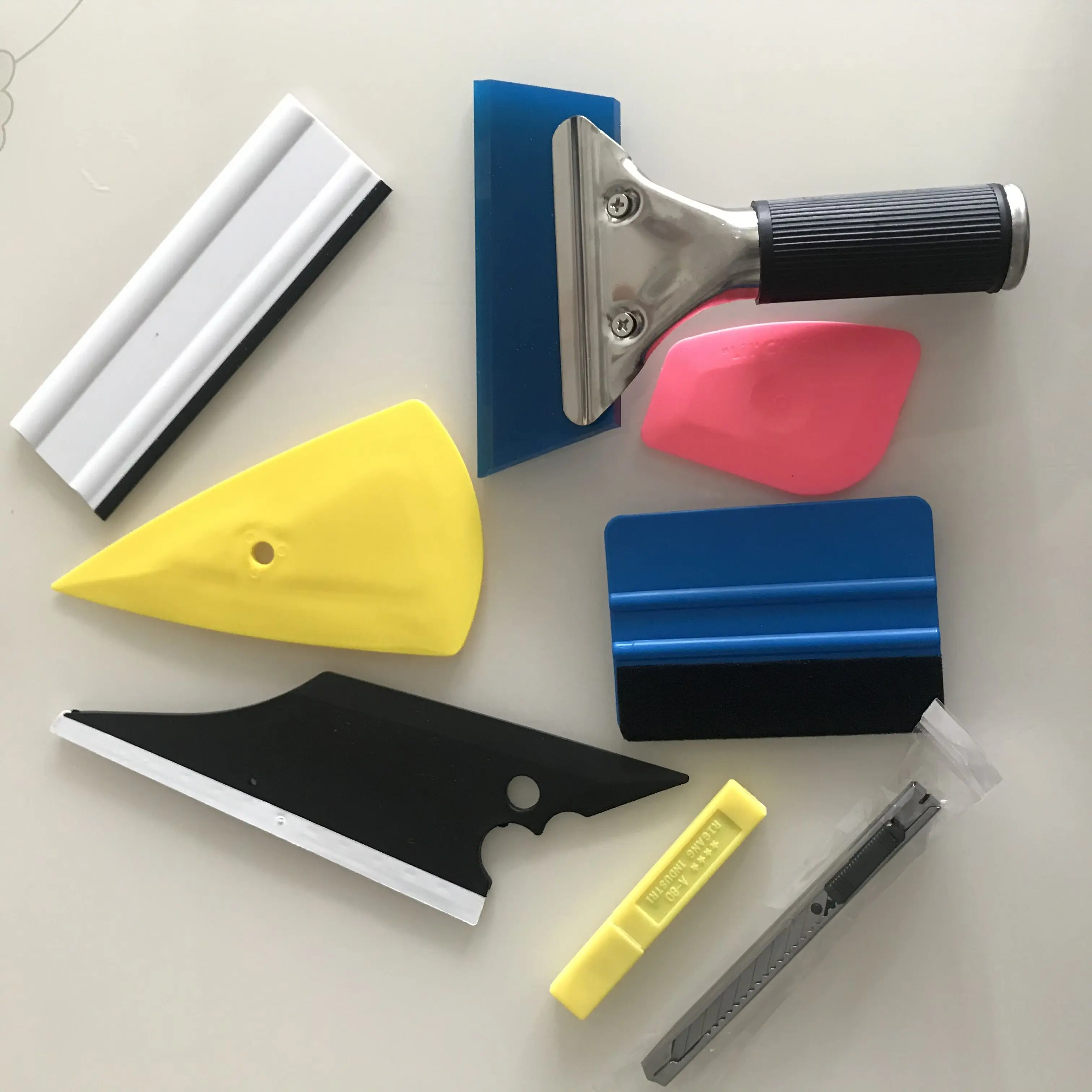 Vinyl Weeding Tools Vehicle Vinyl Install Scraper Squeegee Set Auto Window Tint Car Vinyl Wrap Kit Car Wrapping Tools
