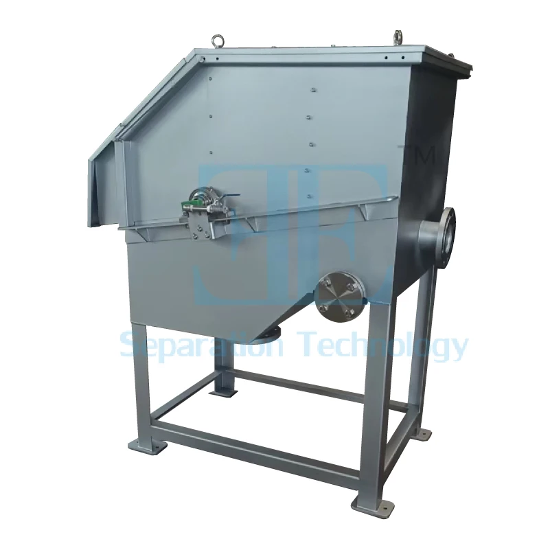 Water Saving Mode Separator Machine Washing System Drum Drive System Rotary Drum Screen