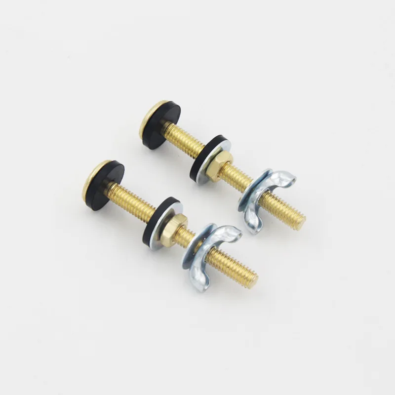 Factory Wholesale Toilet Installation Kit Fixed Bolt Split Water Tank Connection Screw Seal Ring Toilet Accessories