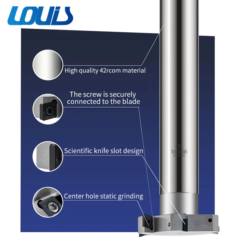 HTS/ T-type Фрезерный инструмент алюминиевая Одноразовая трехсторонняя для инструмента ccmmt060204